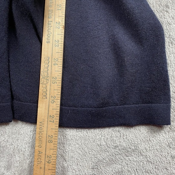 VINCE Cardigan Women's Size S Blue Grey 100% Cashmere One Button Sweater Twee - Picture 11 of 12